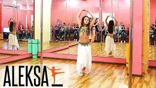 Восточные танцы - танец живота. Belly Dance - дети. Юная ученица Ева на празднике в ALEKSA Studio