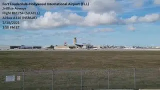 I ❤️ NY Livery - JetBlue Airways Airbus A320 N586JB Fort Lauderdale Landing FLL Arrival