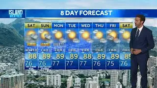 Showers and humidity expected for the weekend due to storm remnants