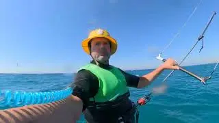 Kitefoiling Rhodos Theologos Greece - Anton Skater - Slingshot Ufo - Armstrong Foil