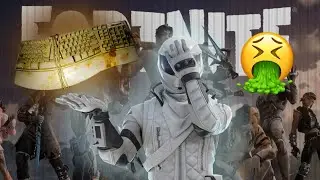 I played Fortnite season 3 with the WORST KEYBOARD