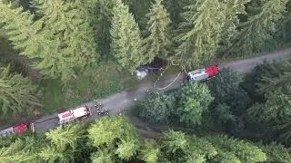 Waldbrand Stützengrün am 10.08.2022