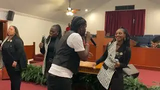 Unity of Navasota ministering with 