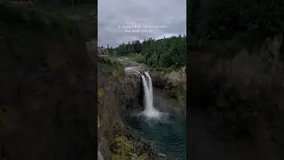 📍 Snoqualmie Falls #washington #travel #hiking