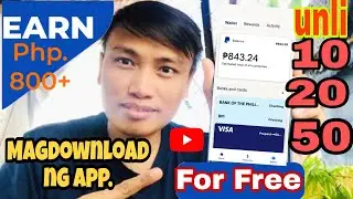 Paano kumita ng free Php.800 sa pag download ng App? (estetik👌)