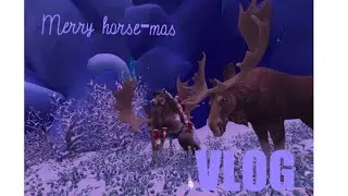 MERRY HORSE-MAS VLOG || all about winter village!?!?! ✨✨