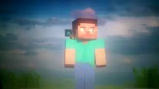Новая встреча с стивам и херобрином "Анимация Minecraft!