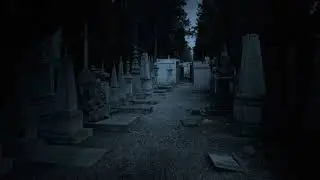 Noche En El Cementerio (Historia Corta De Terror)