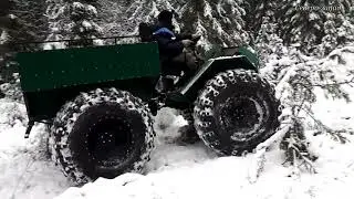 ПЕРВЫЕ ПОЛЕВЫЕ ИСПЫТАНИЯ НОВОГО ВЕЗДЕХОДА.
