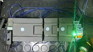 Siemens S7-200 PLC, Hardware Configuration I/O Module, Programming Test