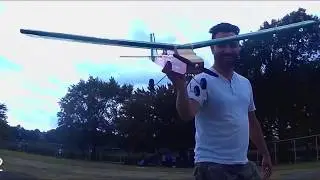 RC Airplane flies after being built over 20 years ago.
