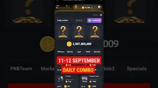 Hamster Kombat Daily Combo Today 12-13 September | Deadly Combo | 12 September Daily Combo Hamster