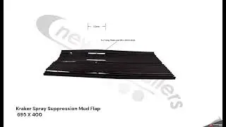 N1010571 - Kraker Spray Suppression 695X400 Mud Flap