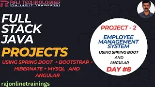 Day 8 | Java Full Stack Projects | Spring Boot and Angular Project | Employee Management System