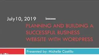 Planning and Building a Business Website with WordPress