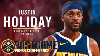 Justin Holiday Full Post Game Press Conference vs. Kings 🎙