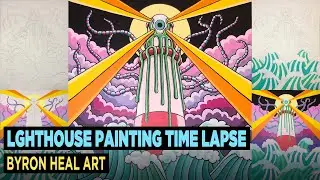 The Lighthouse - Painting Time lapse