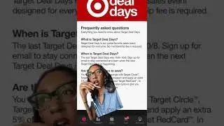 🎯Target Restricting Deals for Deal Days 2023
