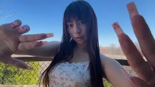 ASMR Hand Movements & Nail Tapping (NO TALKING)