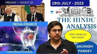 The Hindu Newspaper Editorial Analysis II19th JULY 2023 II  Saurabh Pandey 