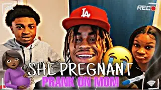I HAVE A ”BABY”🤰🏽 PRANK ON MOM 😱