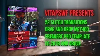 52 Free Drag and Drop Glitch Transitions for PREMIERE PRO | Pik Templates
