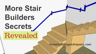 Learn How To Use Tape To Layout All Handrailing Measurements And Locations - Stair Building Tips