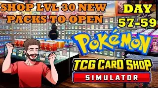 Shop Level 30 New Packs!!!! TCG Card Shop Simulator With Pokemon