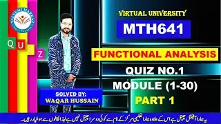 MTH641 Midterm Quiz No 1 solution by taleemi markaz