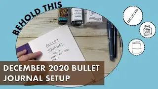 December 2020 Bullet Journal Setup