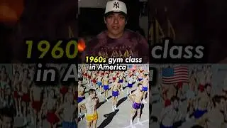 1960s Gym Class in America 🤯🇺🇸 #1960s #60s #oldschool #fitness #exercise #physicaleducation