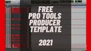 How to make Beats in Pro Tools 12 | [FREE] Producer Template | Make and Mix Beats Fast
