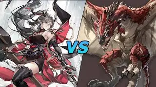 【Arknights】Qiubai's Sword Art Melts The Tanky Rathalos