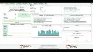 Incredible PBX 2026 Performance Demo running Asterisk 22 and FreePBX 17  on the Debian 13 platform.
