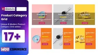 WooCommerce Product Category Grid Elementor addon Tutorial