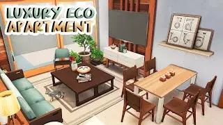 LUXURY ECO APARTMENT 🌿 | The Sims 4: Apartment Renovation Speed Build