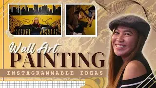 WALL ART PAINTING ft DOODLE ART First Commission Time-lapse |a u r a