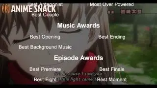 Spring 2015 Anime Awards Promo Video - Anime Snack