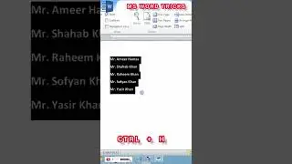 Ms Excel - Shortcut Key in Ms Word in Hindi | Find Replace Kaise kare | Replace Tricks in Ms Word