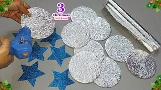 3 Easy Christmas Decoration idea with Affordable materials |DIY Affordable Christmas craft idea🎄279