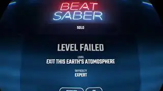Beat saber expert levels