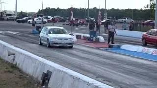 gti 337 big turbo 1.8t vs srt4 drag car 1/4 mile