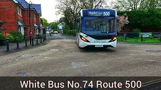White Bus Services | ADL Enviro200 MMC | No.74 | Route 500 | 12.04.24