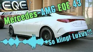 Mercedes-AMG EQE 43 - sportliche Taycan Alternative im Soundcheck | Cars & Cakes #shorts