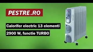 Calorifer electric 13 elementi 2900W, functie TURBO