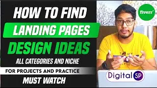 How To Find Landing Pages Design Ideas For Beginners 2021 | Think About Design | Fiverr Freelancing