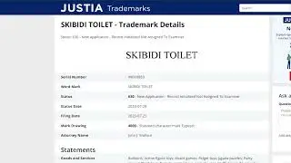 Skibidi Toilet Happy One Year TradeMark