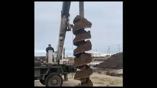 Монтаж буро-наливных свай