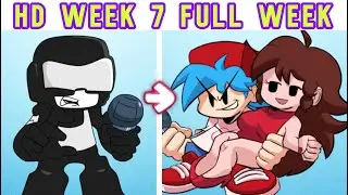 Friday Night Funkin' HD Week 7 Full Week + Cutscenes (FNF Mod/Hard) (FNF HD)