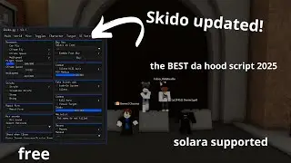 The BEST da hood script Skido, updated, free, autokill, troll, (Solara supported) da hood 2025